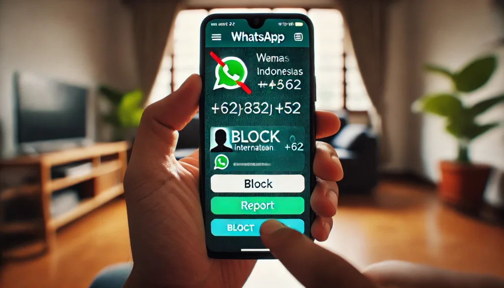 Blocca messaggi internazionali sopsetti di Whats App